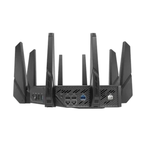 ASUS ROG Rapture GT-AX11000 Pro Tri-Band WiFi 6 gaming router, 10G port, Quad-core 2.0 GHz CPU, ASUS RangeBoost Plus, UNII4, Triple-level game acceleration,