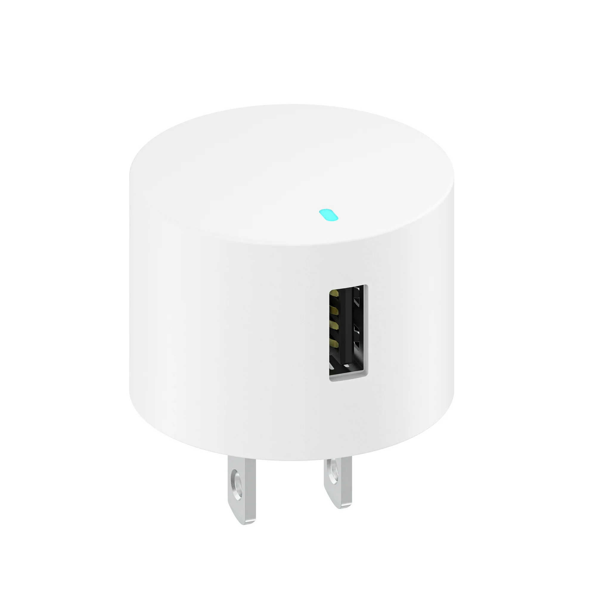 onn 12W Single USB-A Port Wall Charger with 3ft USB-C to USB Cable, Foldable Plug, White - Compatible with iPhone 17/16/15 Series, Samsung Galaxy, Google Pixel, and more