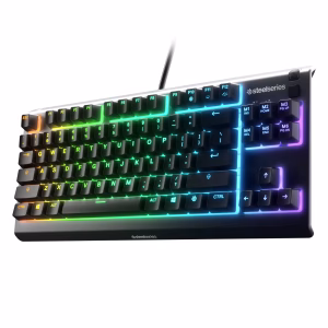 SteelSeries Apex 3 TKL RGB Gaming Keyboard – Tenkeyless – Water & Dust Resistant – PC and USB-A