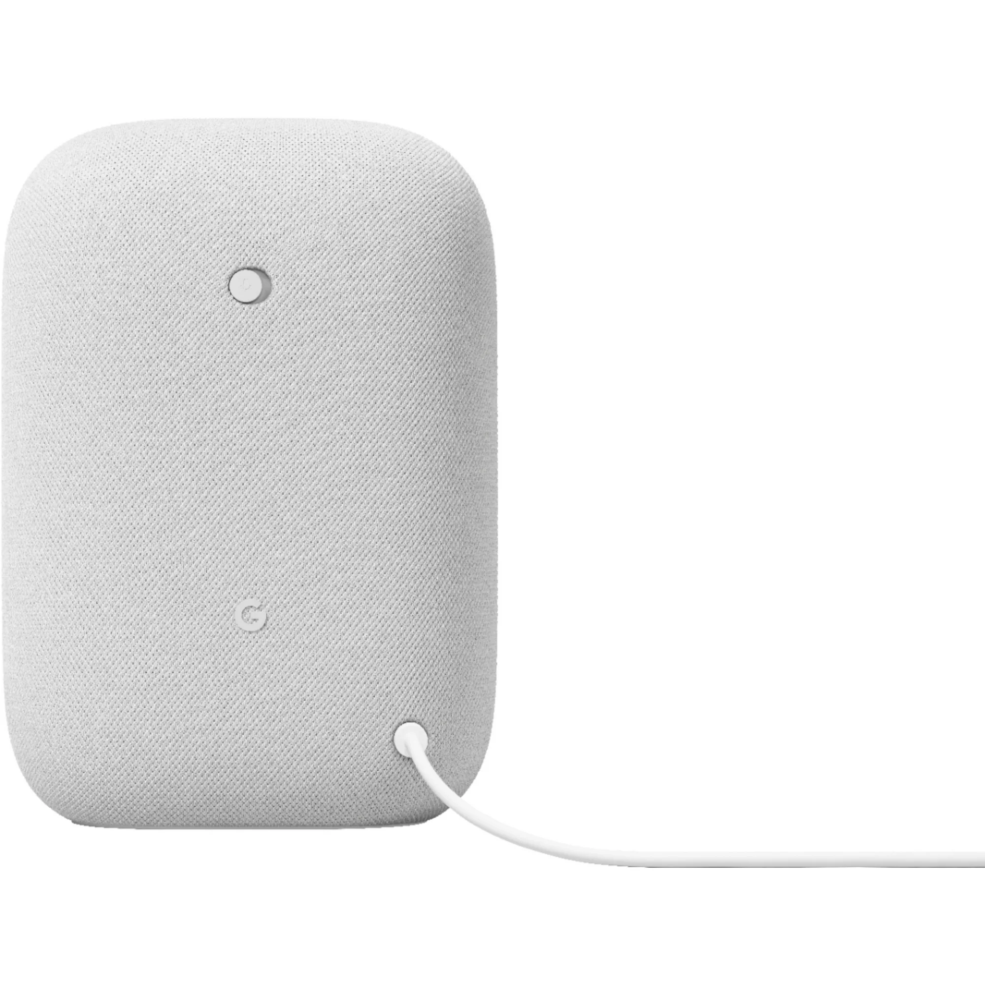 Google GA01420-US Nest Audio Smart Speaker 2 Pack Chalk with Privacy Controls and Superior Sound