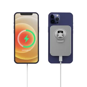 SkyAuks Magsafe Magnetic Car Wireless Charger, Mobile Holder for iPhone 14/13 Pro/Pro Max (White)