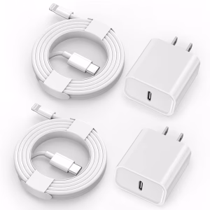 iPhone Charger, 2 Pack 20W PD White Fast Charger Block with 6ft Fast Charging Cables Compatible with iPhone 14/13/12/11